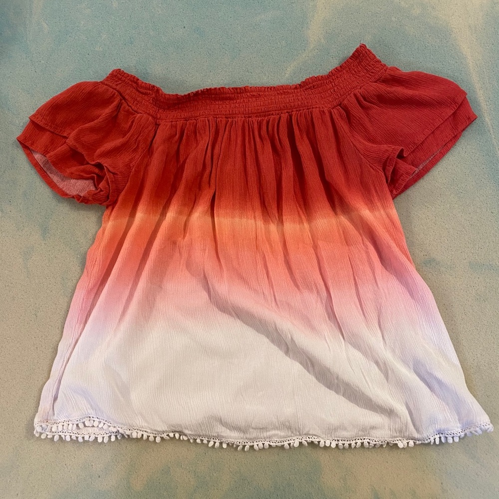 off the shoulder shirt